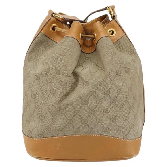 GUCCI GG Canvas Shoulder Bag Beige Gold 001 854 1627 Auth ep10612 - Picture 2 of 16
